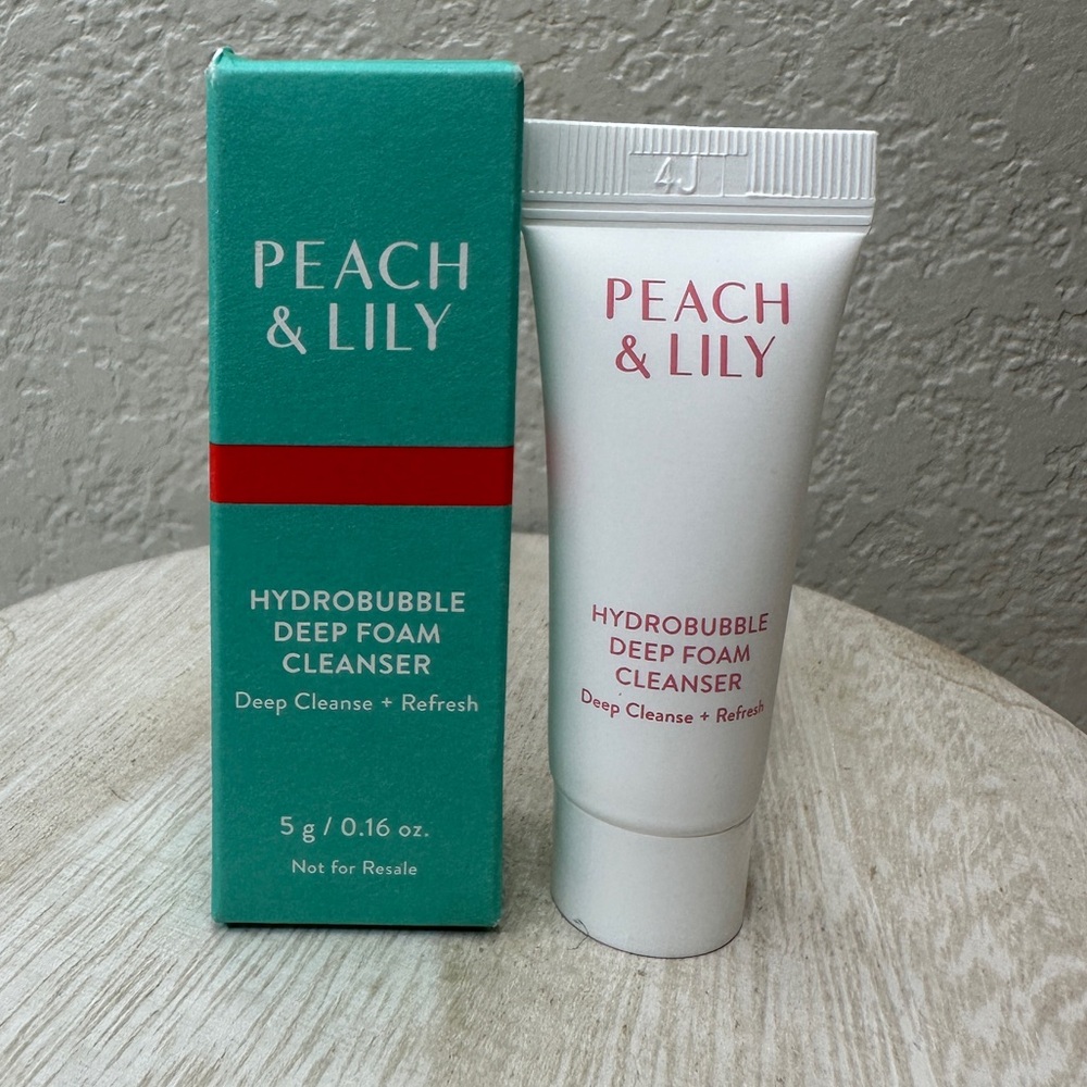 $4 🌙 Peach & Lily Hydrobubble Deep Foam‎ Cleanser NEW